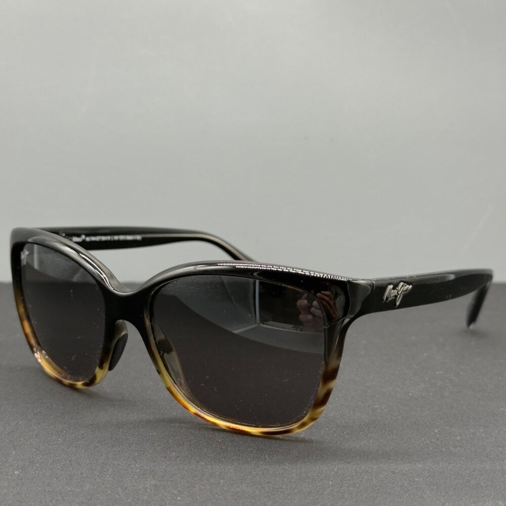 Maui Jim Starfish MJ 744-02T Sunglasses Black Tortoise Grey Lens 56-16-140 - Picture 10 of 10